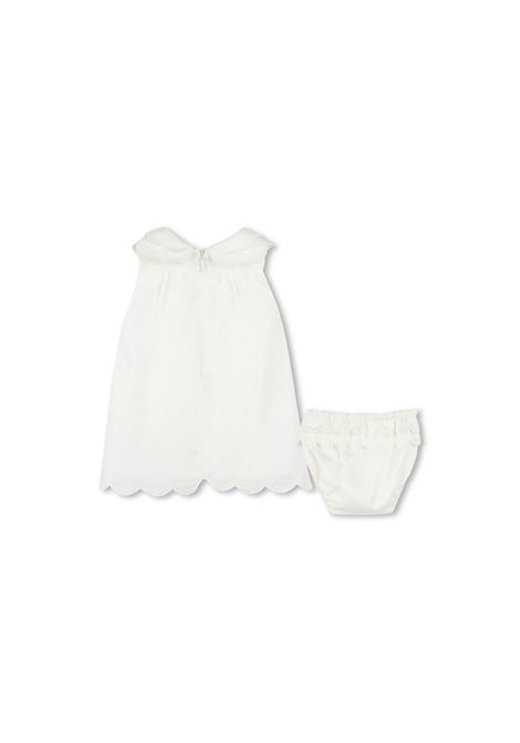 Abito Bianco Con Bloomer CHLOÉ KIDS | C20406117